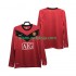 Camisola Manchester United 2009 Retro Homem Equipamento Primeiro 2010 Manga Comprida